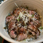 田舎かっぽう海山 - 定番ランチ　ローストビーフ丼