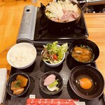 和っ家 - 【2021年２月２日】『地鶏のとりすき定食』。