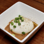 餃子とスパークリング バブルス - みそたまご