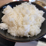 もつ焼 坊っちゃん - ライス大、+100円。美味しくなかったのが残念