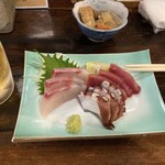 骨付鳥 蘭丸 - 刺身盛り合わせ