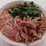 中華　坦々麺　金家 - 大盛りタンタン、ニンＷ、ニラ、メンマ