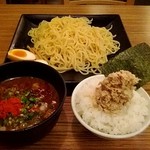 宗庵 - 辛つけめん味玉990＋ツナマヨ丼200＝1190円