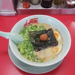 ラーメン 山岡家 - 朝ラーメン(煮たまご、コロチャートッピング)