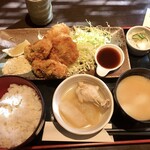Tsukiji Uoyoshi - カキフライ、ヒレカツ御膳