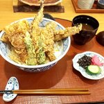 Tempura Fuku Nishi Zen To Takumi - 穴子天丼（2021.1-1）