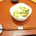 天ぷらふく西 禅と匠 - サラダ（2021.1-1）