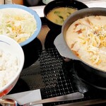 Matsuya Tokushima Ekimae Ten - シュクメルリ鍋定食 ライスミニ