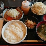 Umaimon Aburidoujou - モツ煮込み定食¥800-