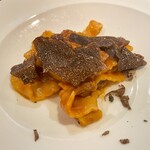 アドゥエパッシ - 子羊のソースのバザニャッコリ　黒トリュフ掛け