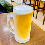 六甲おとめ塚温泉 - 生ビールはサントリー ザ・モルツ