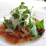 四川飯店 - 口水（よだれ）鶏（蒸し鶏の四川ピリ辛サラダ）