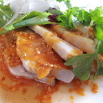 四川飯店 - 口水（よだれ）鶏（蒸し鶏の四川ピリ辛サラダ）