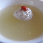 四川飯店 - 冬瓜と鶏団子のスープ
