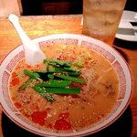 鉄板居酒屋 てつまる - テールラーメン