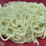 せんだい - 家系なのに替え玉。
柔らかめで注文。