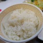 すき家 - 牛カルビ定食＜並盛＞ズームアップ
