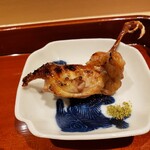銀座 しのはら - 八寸～うずら焼き鳥