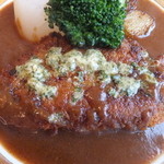 らんぷ亭 - 牛ヒレ肉のカツレツ（アップ）