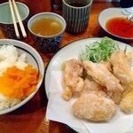 やき鳥 宮川 - から揚げ定食 950円 ♪