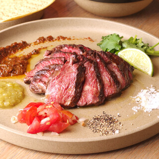 Carne Lunch メキシカンステーキセット 選べる1ドリンク Modern Mexican Mayaluz 渋谷 メキシコ料理 食べログ