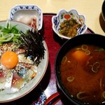 Marusa Suisan - 生サバの漬け丼(税込1,320円)