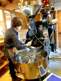 軽井沢焙煎所 - 焙煎の様子♪