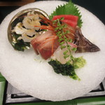 宿屋伝七 - 活味（本日の活魚　あしらい）