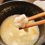 熟成豚 かわむら - 具沢山とん汁の豚肉！