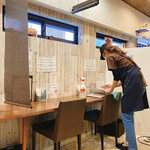 熟成豚 かわむら - とてもしっかり消毒をして下さっていました！メニューの全てのページまでは、なかなか出来ませんよ！✧︎*｡٩(ˊωˋ*)و✧︎*｡