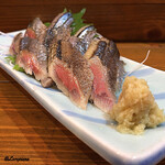 貝酒場 かんじ - 炙り秋刀魚の造り