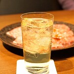 Yakiniku Ushigoro - サントリー白州のダブルのハイボール