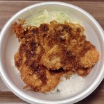 キッチン男の晩ごはん - ソースチキンカツ丼弁当