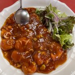 来長苑 - 海老チリ