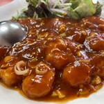 来長苑 - 海老チリ