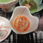 宿屋伝七 - 銘々（自家製烏賊の塩辛）