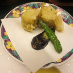 宿屋伝七 - 揚げ物（緑風揚げ）