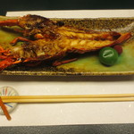 宿屋伝七 - 焼物（伊勢海老鬼殻焼き）