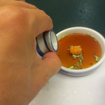 宿屋伝七 - 徳利にはポン酢が入っていました