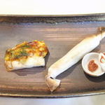 エルムガーデン - 旬魚の唐黍焼き　ヤングコーン紙包み焼き