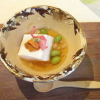 エルムガーデン - 本葛豆腐と生雲丹の海老餡掛け