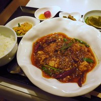 神田 雲林 - 麻婆豆腐“激辛”ランチセット