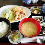 Kourai - 豚肉焼き定食(ランチ) ８００円