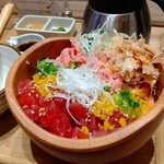 こめらく お茶漬けといろどり唐揚げ - 