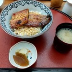 うなぎ 仲じま - うな丼（半身）