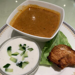 ラージ・マハール - ライタとチキンティッカ
