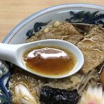 さか本そば店 - かなり甘くてカエシ濃いです