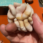 初音鮨 - 白子の握り