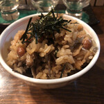 わかたろう - 今日のごはん（大豆と舞茸の炊き込みご飯）