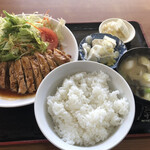 Shimodewa Uchiyamaya - ポークソテー定食　1050円税込